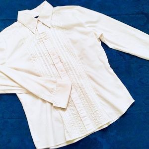 New York & Company | White Button-Down Dress Shirt